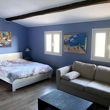 Agreable Chambre D'Hotes Avec Vue Sur Les Collines Leilighet La Colle-sur-Loup Eksteriør bilde